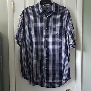 Nautica linen blend casual shirt